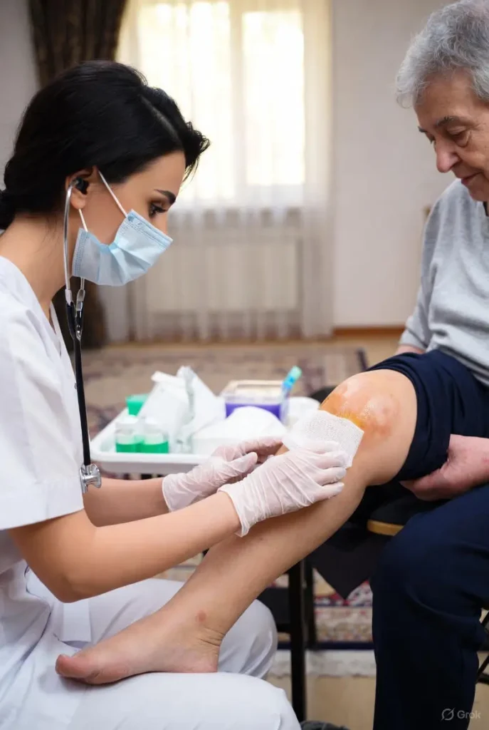 پانسمان زخم بستر در منزل چیست و چه مزایایی دارد؟ 
